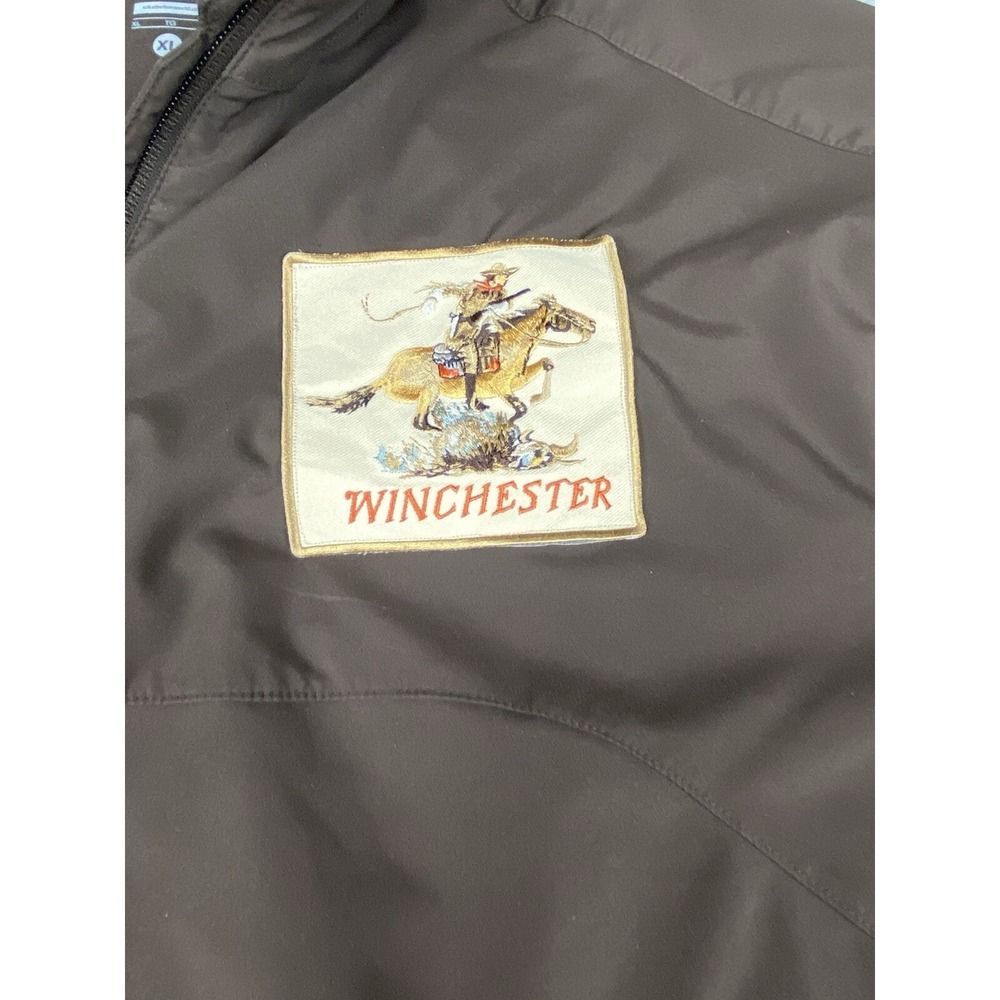 Nike Dri-Fit Windbreaker 1/4 Zip Mens XL Embroidered Winchester Vintage Patch - Picture 3 of 7